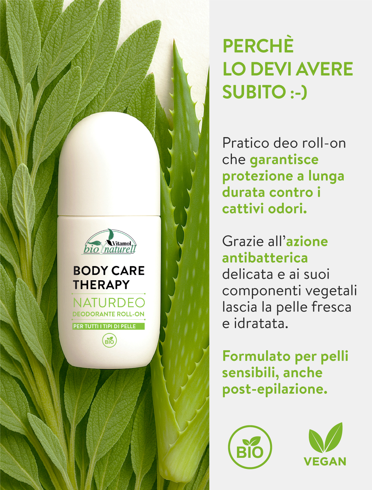 Naturdeo - Deodorante Roll-on - immagine 2